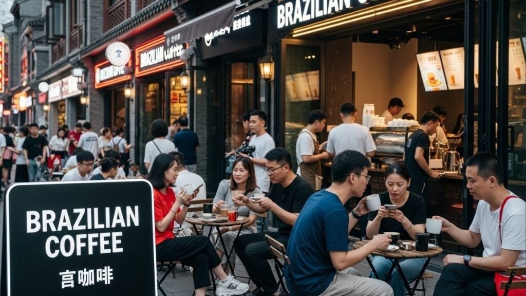 Maior rede de cafeterias da China lança campanha inédita com café brasileiro em 30 mil lojas