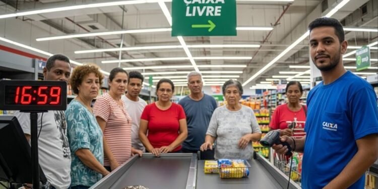Domingo sem descanso: funcionários relatam pressão até o fechamento e jornadas intensas em supermercados e lojas do varejo
