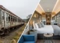 Jovem compra vagão de trem abandonado por £2.300 e o transforma em Airbnb de luxo com faturamento de £90 mil por ano