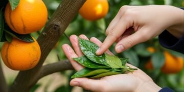 Folhas da laranjeira estão grudando? Cuidado, isso pode ser sinal de praga