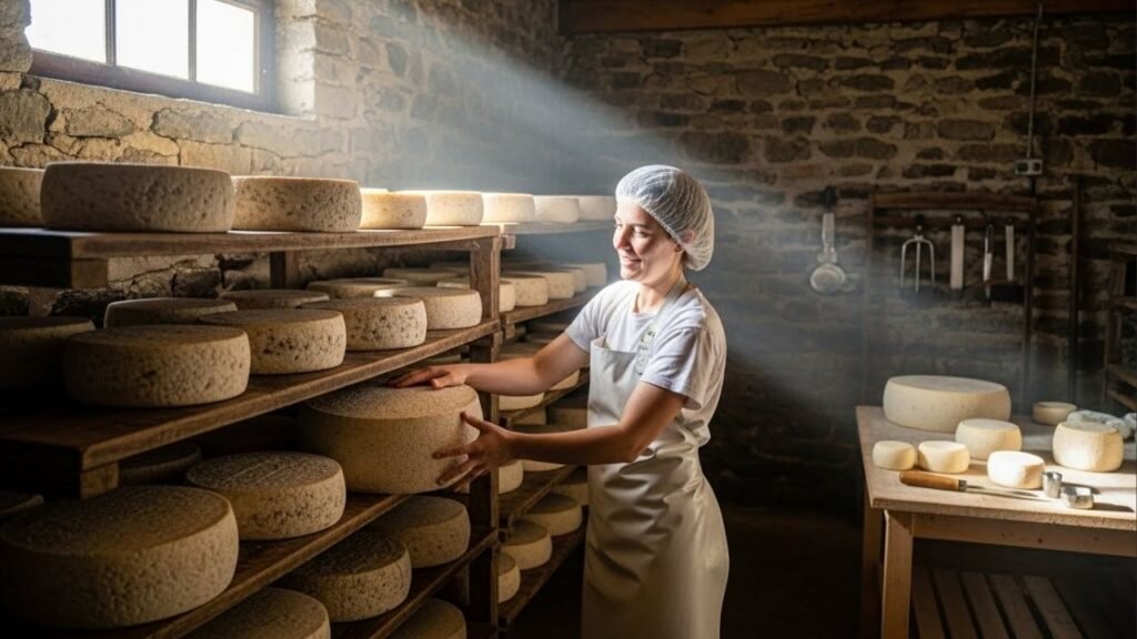 Ela deixou o mundo corporativo para aplicar gestão no campo, cuidar dos animais e transformar a queijaria rural em referência