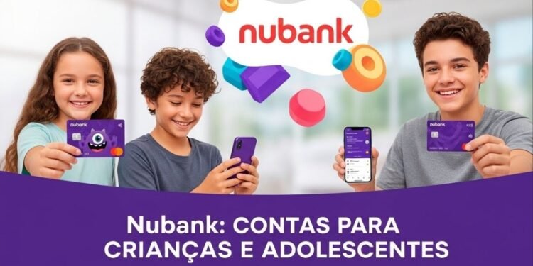 Nubank libera conta para menores de idade com Pix, cartão e controle dos pais direto no app