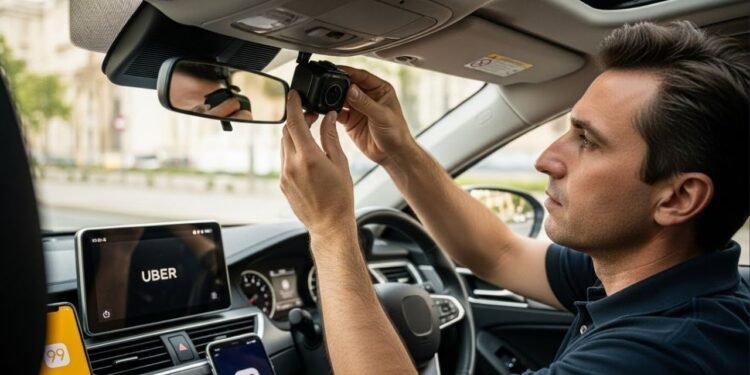 Uber e 99 na mira de nova lei: estados querem câmeras obrigatórias nos carros com gravação total das corridas