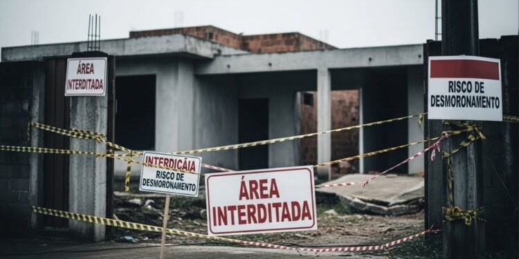 Família tem casa condenada após obra da prefeitura comprometer estrutura