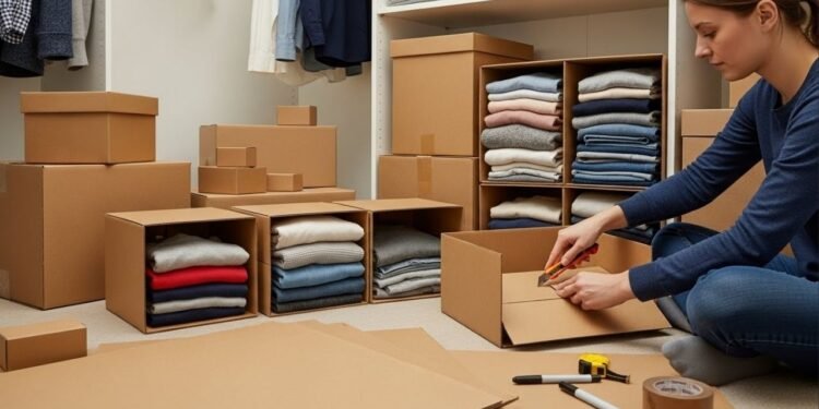 Como fazer um organizador de armário sem precisar de marcenaria ou furações