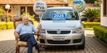 Isenção de IPVA 2026 para idosos: veja quem se beneficia e como pedir