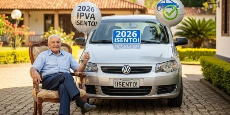 Isenção de IPVA 2026 para idosos: veja quem se beneficia e como pedir