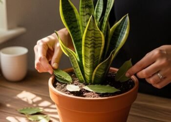 Folha de louro no vaso? Técnica pouco conhecida fortalece Espada-de-São-Jorge, repele pragas e estimula novos brotos