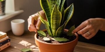 Folha de louro no vaso? Técnica pouco conhecida fortalece Espada-de-São-Jorge, repele pragas e estimula novos brotos