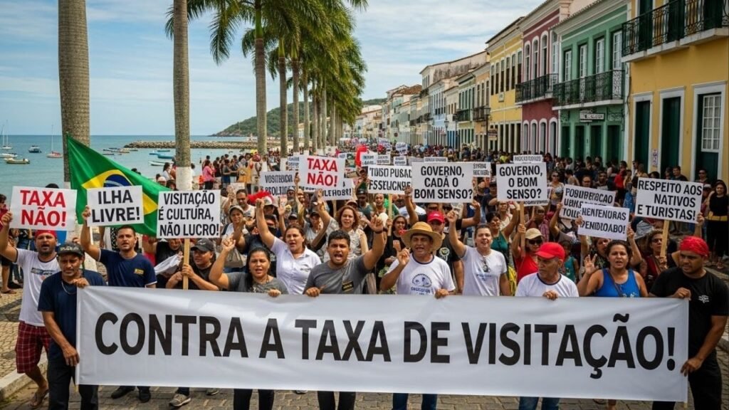 Ilha paradisíaca do RJ terá nova taxa de até R$ 95 por visitante, irrita moradores locais, gera protestos de empresários e ameaça setor hoteleiro