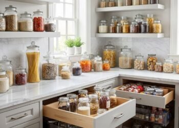 Como potes transparentes deixaram minha cozinha com cara de projeto de arquiteto