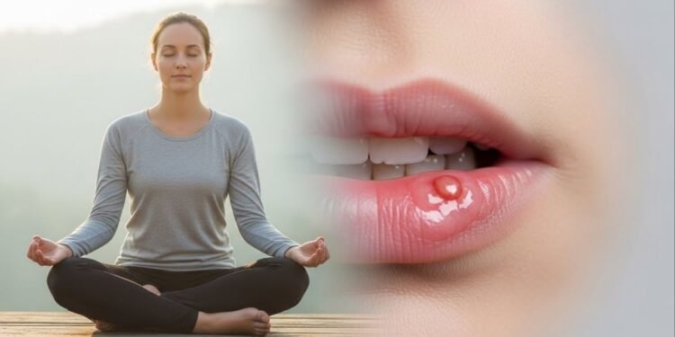 Fazer meditação reduz o risco de aftas? A ciência explica esta combinação