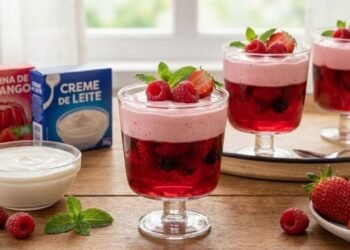 A sobremesa que virou o xodó das famílias e ninguém imaginava que era tão simples