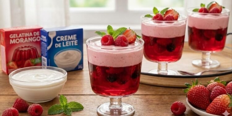 A sobremesa que virou o xodó das famílias e ninguém imaginava que era tão simples