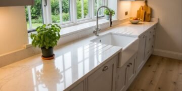 O fim do granito escuro? Essa bancada clara está dominando os projetos modernos