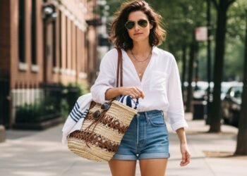 A bolsa que antes era só de praia agora brilha nas ruas com sofisticação