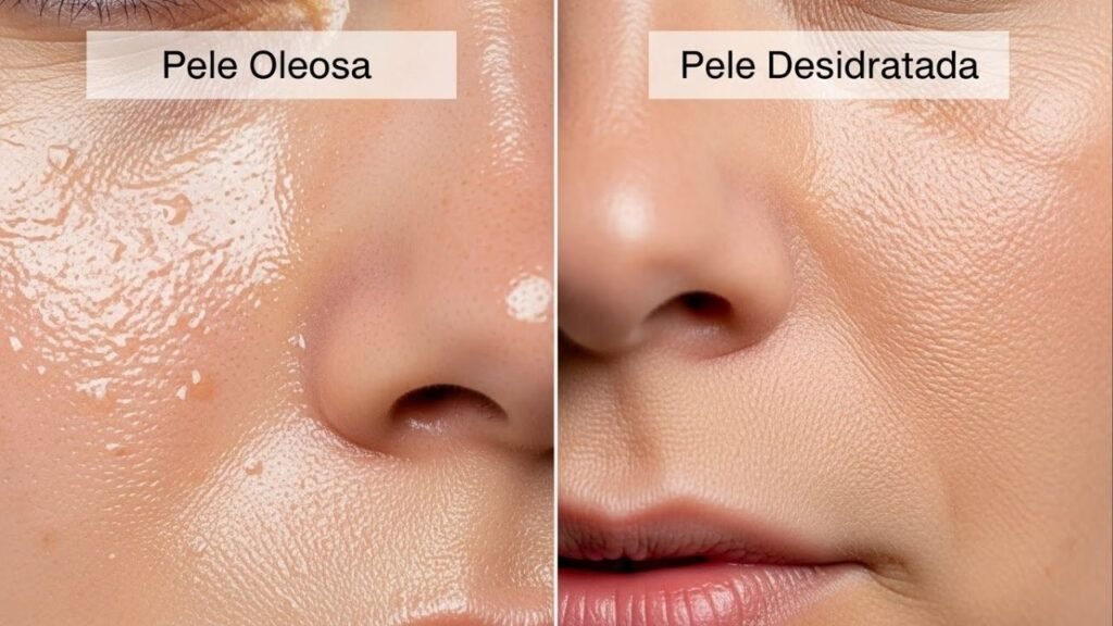 Sinais que revelam que sua pele está muito oleosa ou desidratada