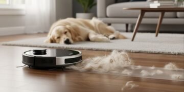 Como o aspirador robô ajuda a combater ácaros e poeira em casas com pets