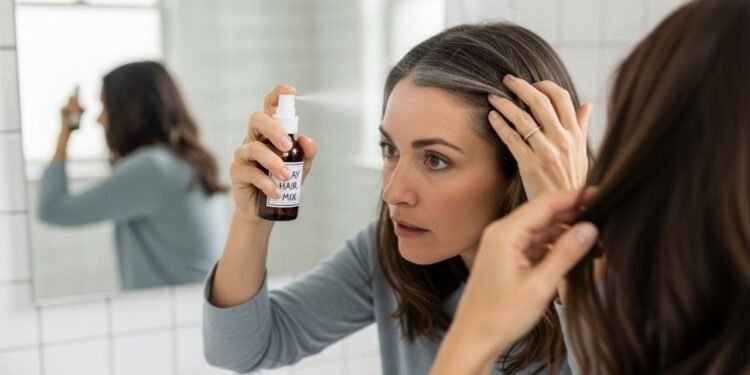 Mistura simples com ingredientes de cozinha escurece os fios brancos sem tintura nem spray