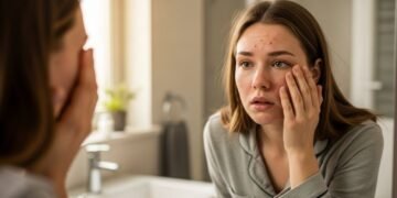 Como evitar inchaço e acne no rosto após as festas de Natal