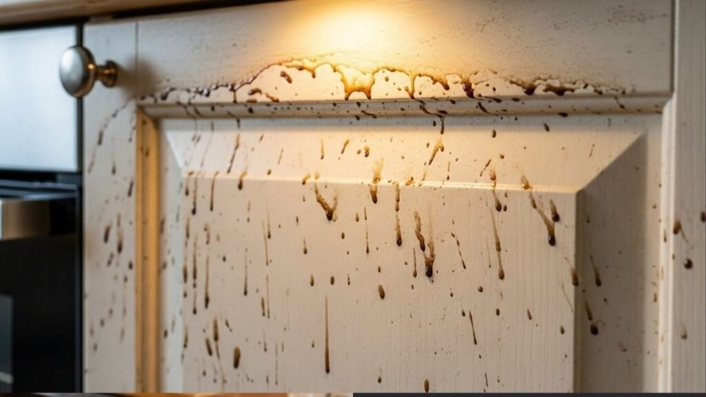 Armário da cozinha grudando? Veja como tirar gordura antiga com segurança antes que deteriore o material