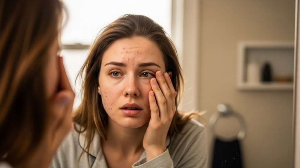 Como evitar inchaço e acne no rosto após as festas de Natal