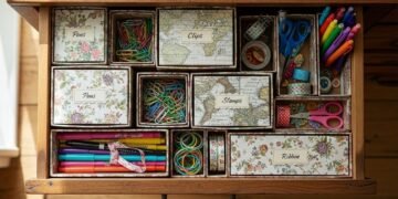 Como fazer organizador de gaveta sem gastar nada e com um resultado incrível