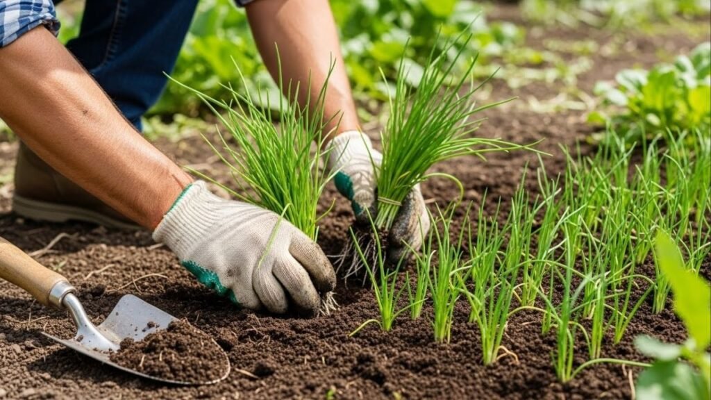 Saiba como plantar cebolinha a partir da própria raiz e sempre ter tempero fresco a disposição