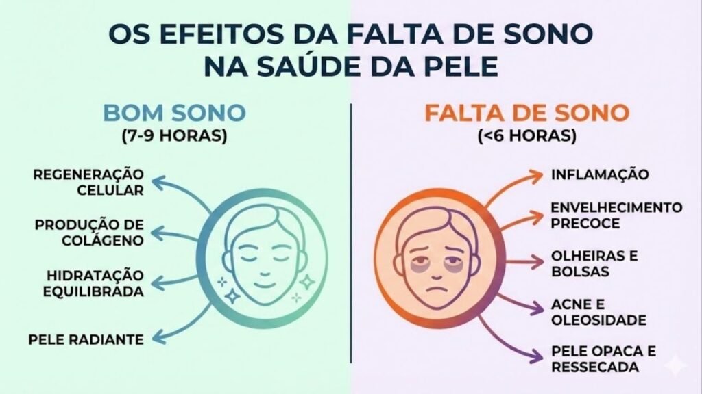 Rosto cansado nunca mais: como salvar a pele mesmo dormindo pouco