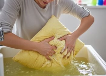 Aprenda a limpar travesseiros amarelados e eliminar manchas, ácaros e odores com segurança