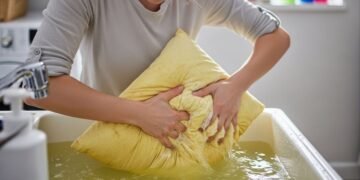 Aprenda a limpar travesseiros amarelados e eliminar manchas, ácaros e odores com segurança