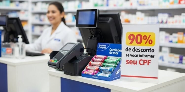 Farmácias pedem seu CPF por um motivo oculto: entenda como usam seus dados de saúde sem que você perceba