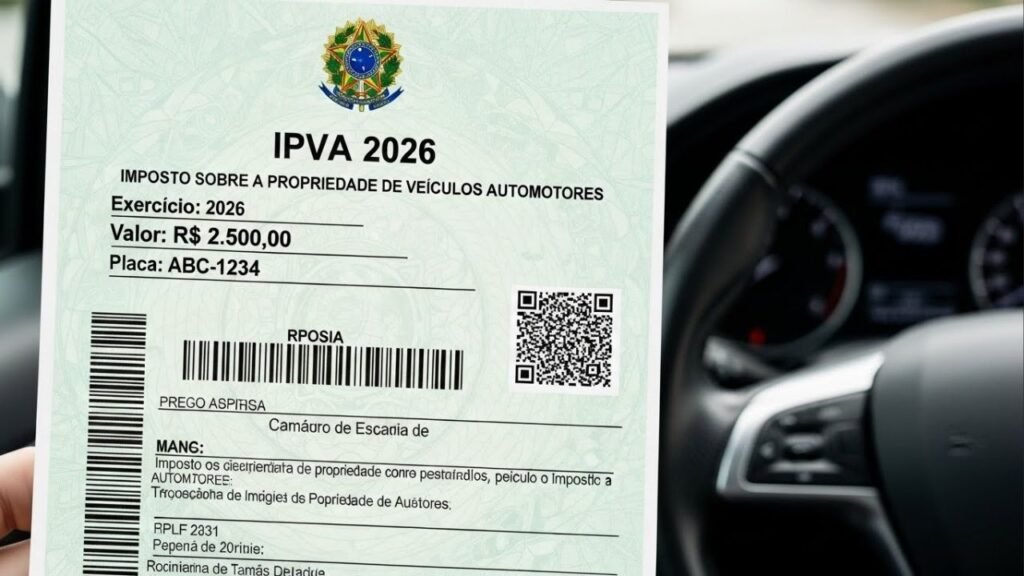 IPVA 2026 já começou com mudanças que pegam motoristas de surpresa e podem pesar no bolso em todo o Brasil