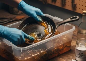 Gel milagroso feito em casa remove ferrugem até das partes mais difíceis