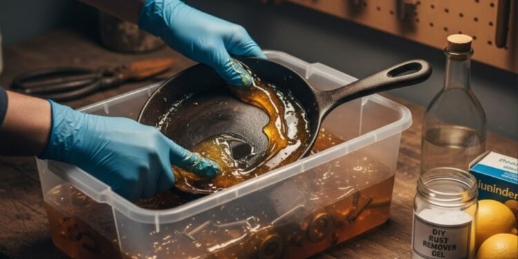 Gel milagroso feito em casa remove ferrugem até das partes mais difíceis