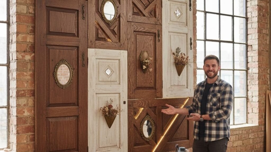 Como transformar portas antigas em painéis decorativos incríveis