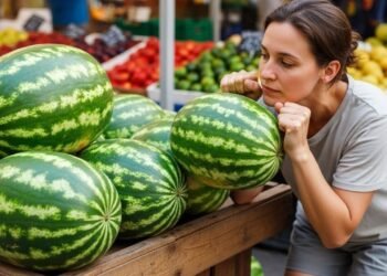 Como saber se a melancia está boa e doce antes de comprar