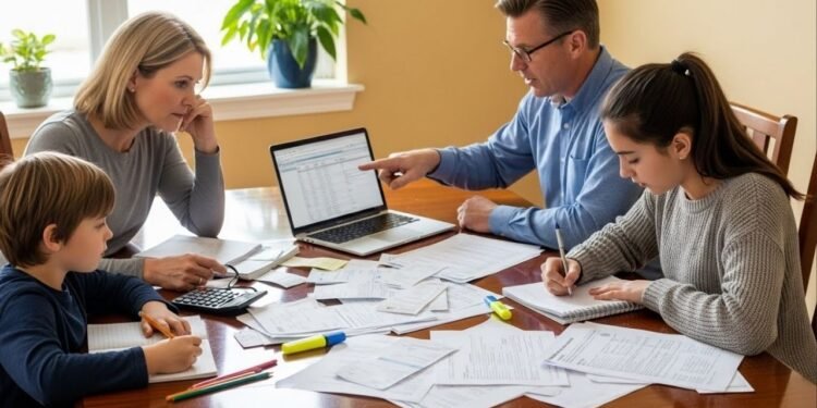 Essa família saiu do sufoco financeiro sem ganhar mais só organizando o que já tinha