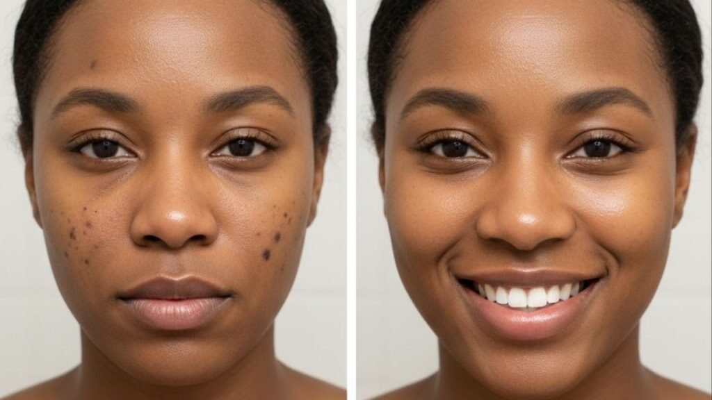 Máscara de café com mel para hidratar e iluminar peles negras sem pesar