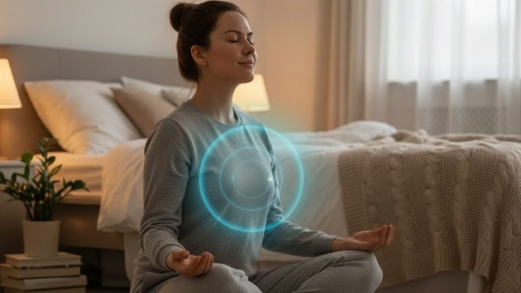 Três alongamentos suaves que avisam seu corpo que é hora de dormir