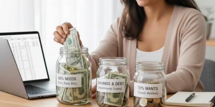 Como utilizar a regra do 60-30-10 para sair do aperto financeiro em 30 dias