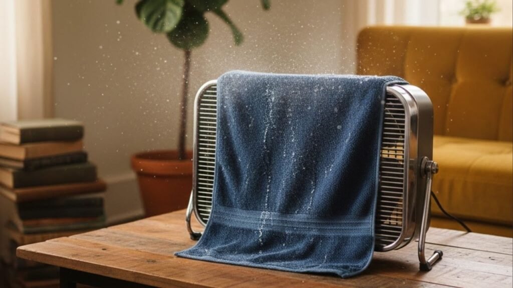 Esse truque com pano é o “ar-condicionado” improvisado que está salvando os dias quentes