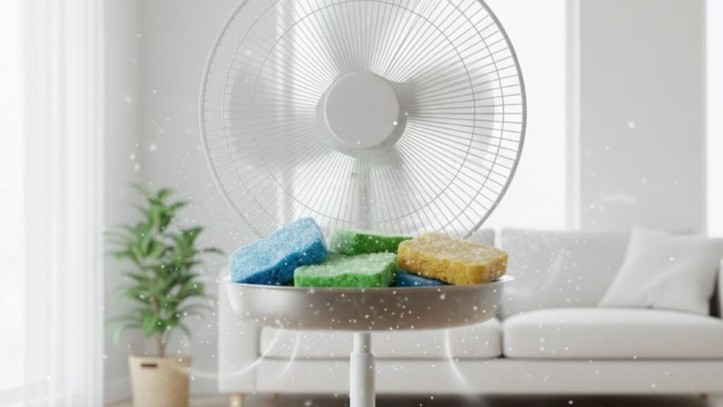 Sem ar-condicionado? Sem problemas! Essa esponja congelada resolver o calor em poucos minutos