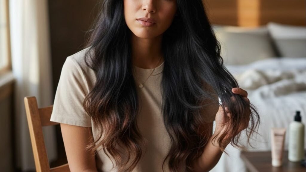 O método de 30 segundos que impede o desbotamento do cabelo preto