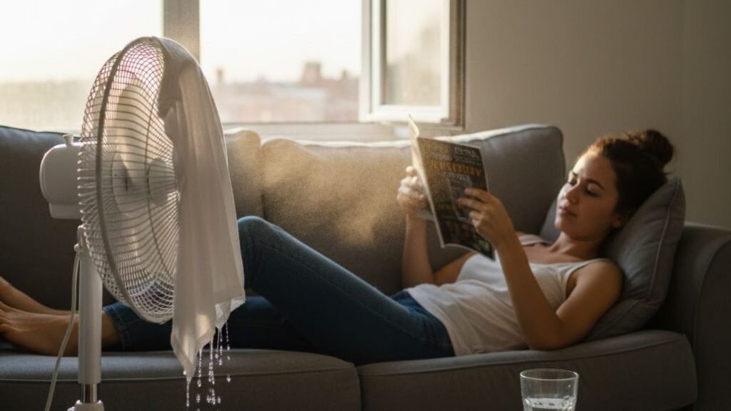 Como um pano congelado pode aliviar calor, melhorar o sono e economizar energia