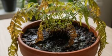 Sua planta murchou mesmo com a terra molhada? O que isso realmente significa