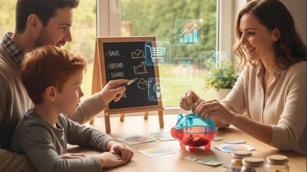 Como ensinar educação financeira para crianças de forma prática e natural