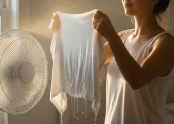 Como um pano congelado pode aliviar calor, melhorar o sono e economizar energia