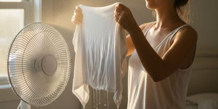 Como um pano congelado pode aliviar calor, melhorar o sono e economizar energia