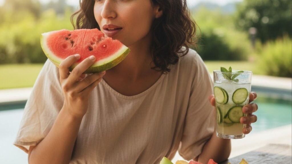 Essas frutas hidratam mais que água e aliviam o calor em poucos minutos